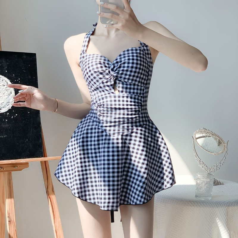 Womens Suit - 2026 신상 여성 백리스 원피스 수영복,