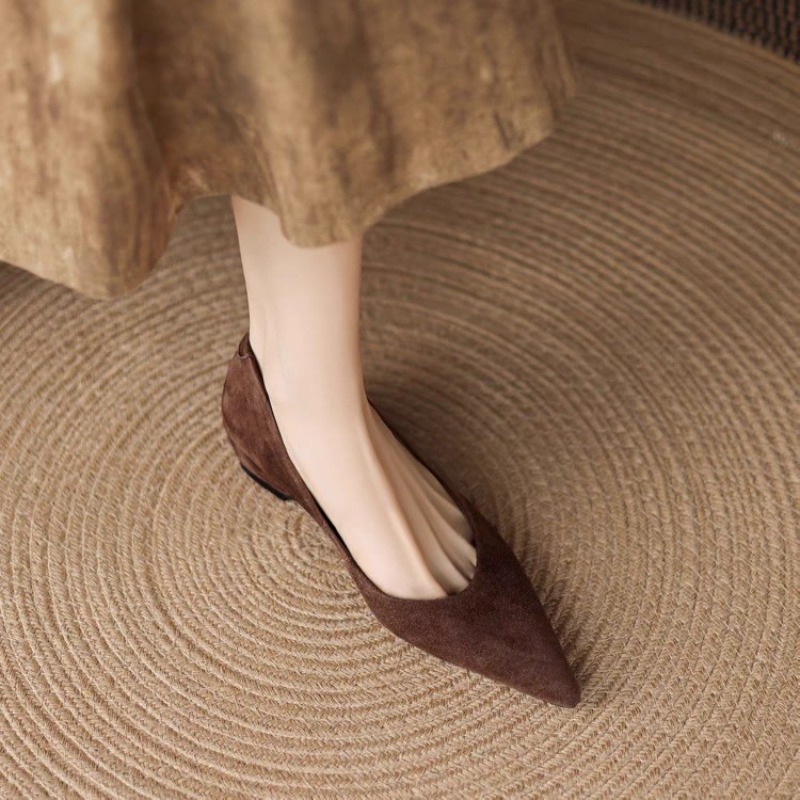 여름용 신상, 캐주얼한 디자인의 뾰족한 앞코 스웨이드  - Womens Heels 리뷰 및 가격