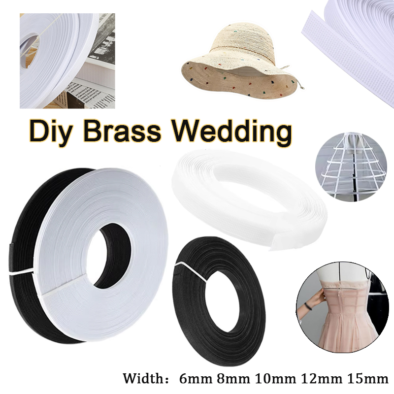 50야드/롤 폴리에스터 피쉬본 코르셋 브라용 DIY 웨 - Wedding Dress 리뷰 및 가격