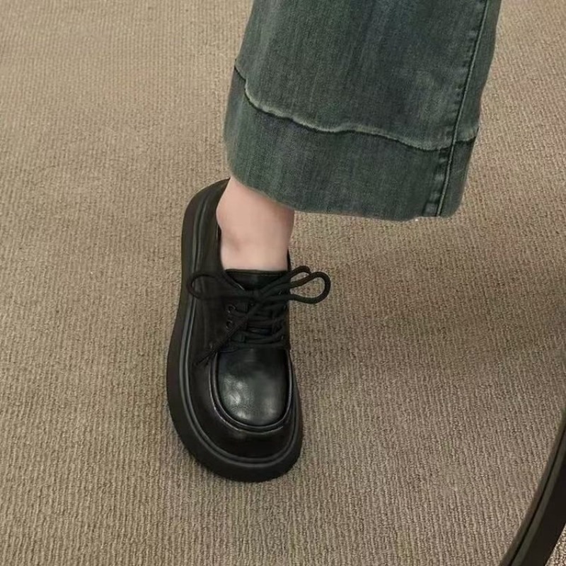 여성용 빈티지 브라운 레이스업 플랫폼 옥스포드 슈즈 라 - Womens Heels 리뷰 및 가격