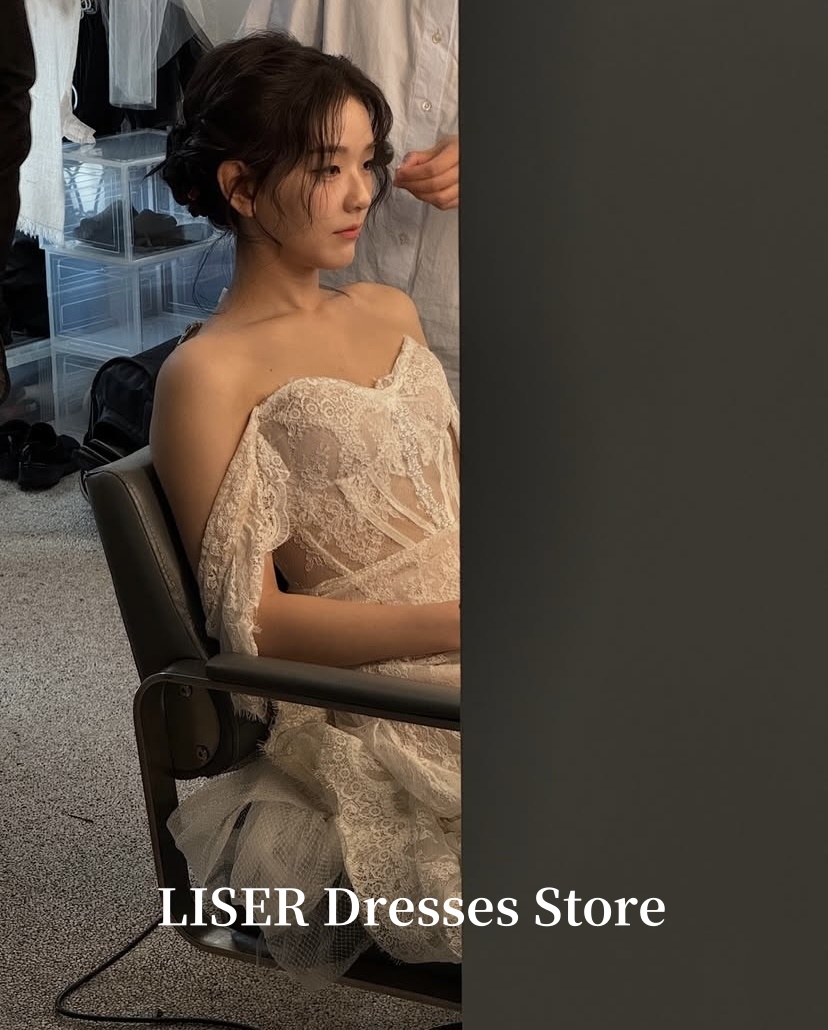 Liser Sweetheart A-Line 한국 웨딩  - Lace Dress 리뷰 및 가격